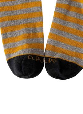 Conjunto de 3 meias El Pulpo Winter Adventure multicoloridas para homem