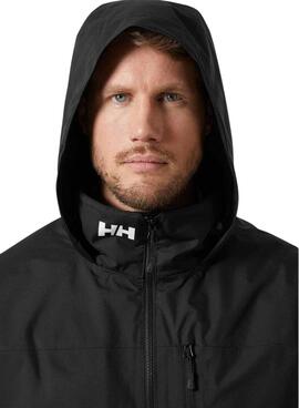 Jaqueta Helly Hansen Midlayer com capuz preto para homem