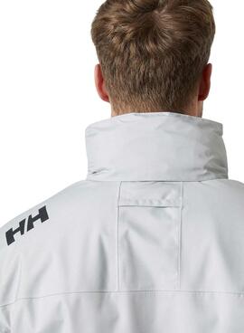Jaqueta Helly Hansen Midlayer com capuz cinza para homens