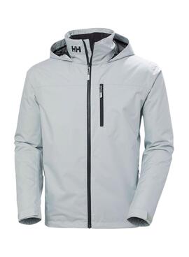 Jaqueta Helly Hansen Midlayer com capuz cinza para homens