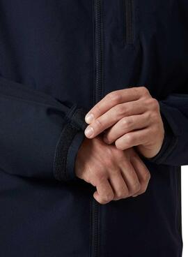 Casaco Helly Hansen Midlayer com capuz azul marinho para homem