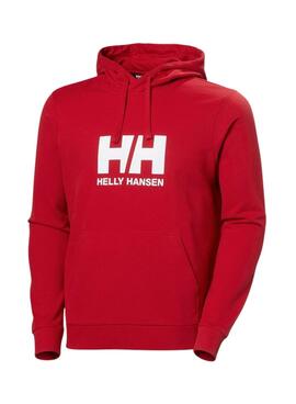 Moletom Helly Hansen Basic Hood vermelho para homem