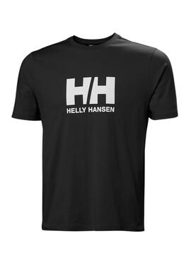 Camiseta Helly Hansen HH Logo preta para homem