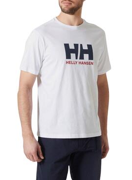 Camiseta Helly Hansen HH Logo branca para homem