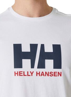 Camiseta Helly Hansen HH Logo branca para homem