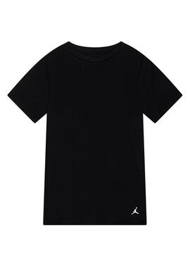 Pack de 2 camisetas Jordan Flight Base pretas para menino