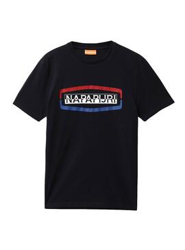 T-Shirt Napapijri Soggy SS Marine para Homem