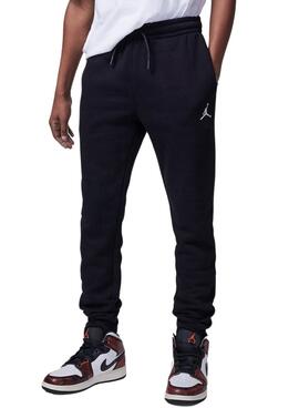 Calças Jordan MJ Brooklyn Fleece preto para crianças