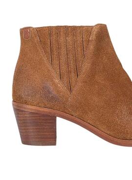 Botins Popa Clarisa camel para mulher