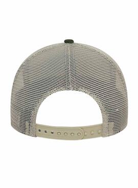 Boné New Era Cord Trucker verde para homem e mulher