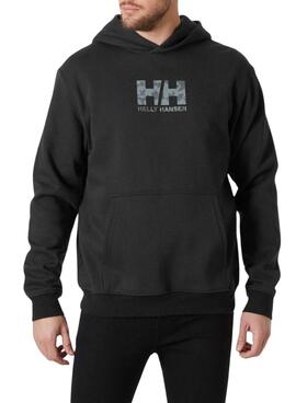 Moletom Helly Hansen Graphic Hoddie preto para homem