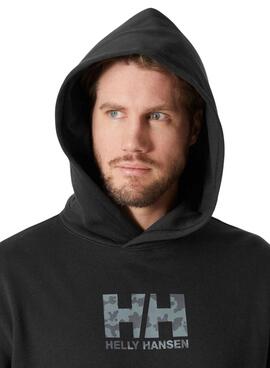 Moletom Helly Hansen Graphic Hoddie preto para homem