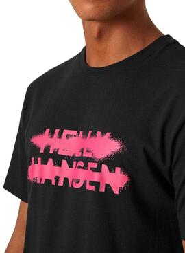 Camiseta Helly Hansen Core preta para homem