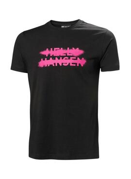 Camiseta Helly Hansen Core preta para homem