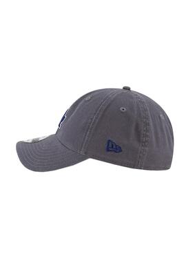 Boné New Era Core cinza para mulher e homem