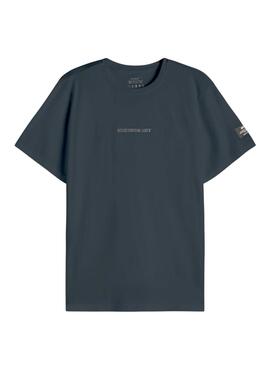 Camiseta Ecoalf Almeralf petrol para homem