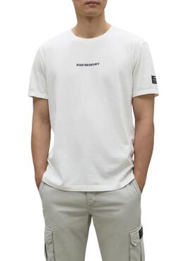 Camiseta Ecoalf Almeralf branca para homem
