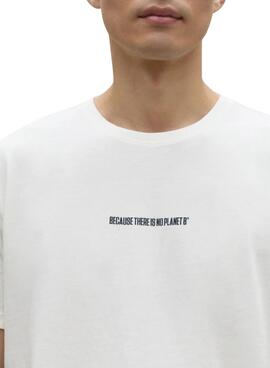 Camiseta Ecoalf Almeralf branca para homem