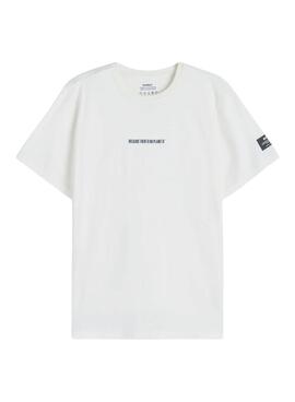 Camiseta Ecoalf Almeralf branca para homem