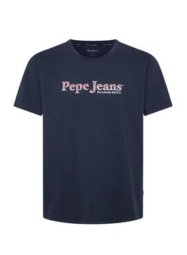 Camiseta Pepe Jeans Somers azul marinho para homem