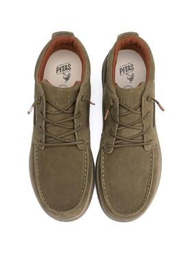 Botas Verdes Walkin Pitas Timor para homens