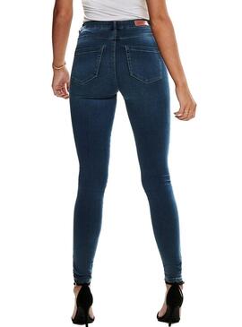 Jeans Only Royal HW BJ13964 Escuro Mulher