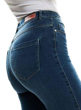 Jeans Only Royal HW BJ13964 Escuro Mulher