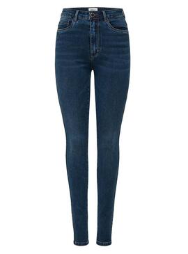 Jeans Only Royal HW BJ13964 Escuro Mulher