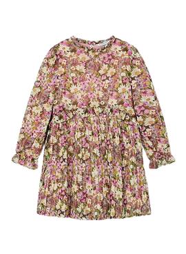 Vestido Mayoral Gasa Plissada para menina