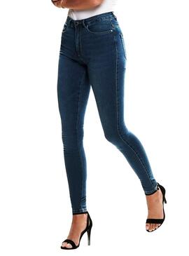 Jeans Only Royal HW BJ13964 Escuro Mulher