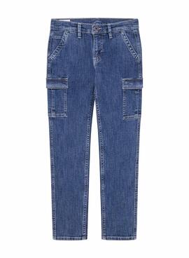 Jeans Pepe Jeans Cargo azul para menino