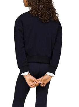 Blusa Tommy Hilfiger Foil marinho para menina