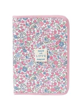 Porta-documentos Mayoral estampado flores para bebê