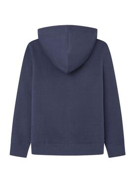 Moletom Pepe Jeans Baley azul marinho para menino