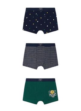  Conjunto de 3 cuecas Mayoral Verde para menino