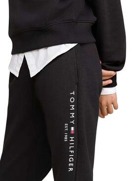 Fato de treino Tommy Hilfiger Basic preto para menina