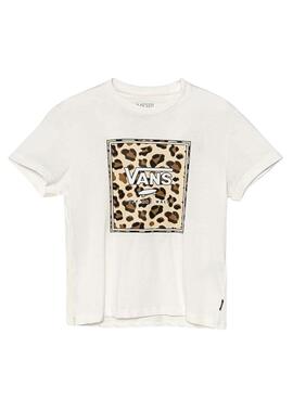 T-shirt Vans Felidae com estampa animal para menina