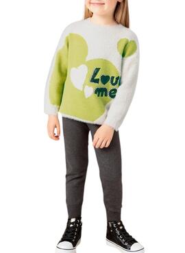 Conjunto Mayoral de tricot para menina
