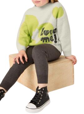 Conjunto Mayoral de tricot para menina