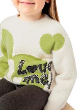 Conjunto Mayoral de tricot para menina