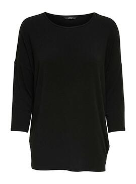 T-Shirt Only Glamour Preto para Mulher