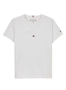 Camiseta Tommy Hilfiger Puff branca para meninos