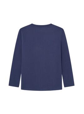 Camiseta Pepe Jeans New Herman marinho para menino