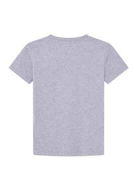 Camiseta Pepe Jeans New Art cinza para criança