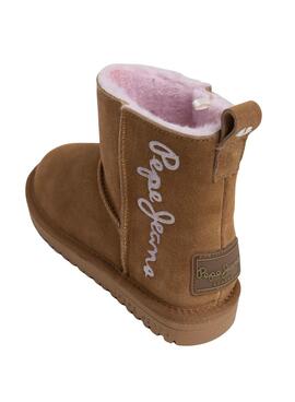 Botas Pepe Jeans Diss castanho para menina