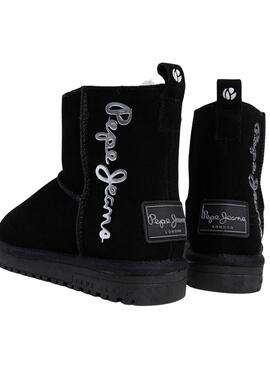 Botas Pepe Jeans Diss pretas para menina