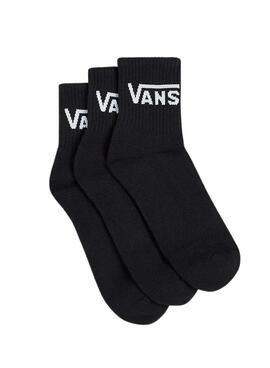 Meias Vans Patched pretas para menino e menina