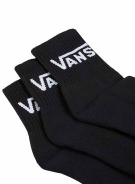 Meias Vans Patched pretas para menino e menina