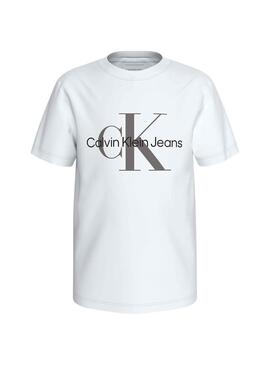 Camisa Calvin Klein Jeans Monogram branco