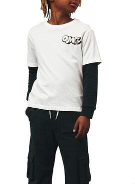 Camiseta Name It Kiarah branca para menino